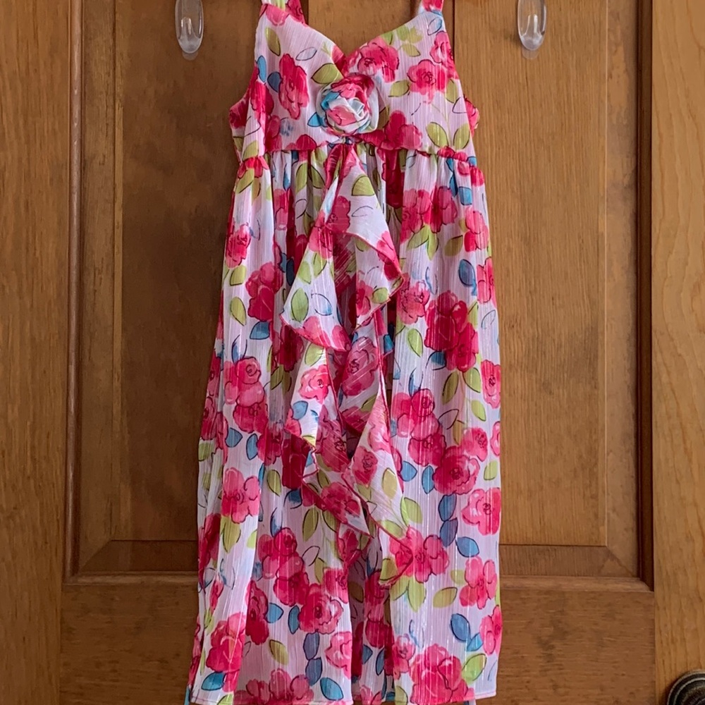 Jenny & Me Girls Floral Print Dress